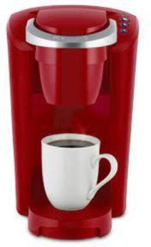 DESCRIPTION: (1) SINGLE SERVE K CUP POD COFFEE MAKER BRAND/MODEL: KEURIG INFORMATION: RED RETAIL$: $80.00 EA QTY: 1