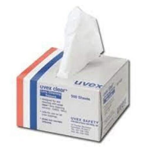 DESCRIPTION: (7) BOXES OF LENS CLEANING TISSUES BRAND/MODEL: UVEX RETAIL$: $12.00 EA QTY: 7