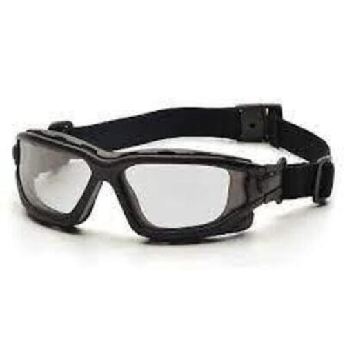 DESCRIPTION: (12) DUAL PANE CLEAR SAFETY GOGGLES BRAND/MODEL: PYRAMEX #SB7010SDT INFORMATION: BLACK RETAIL$: $15.00 EA QTY: 12
