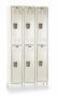 DESCRIPTION: (1) WARDROBE LOCKER BRAND/MODEL: HALLOWELL/U3288-2A-PT INFORMATION: TAN/PADLOCK HASP/6-OPENING/MINOR DAMAGES, SEE FOR INSPECTION RETAIL$: