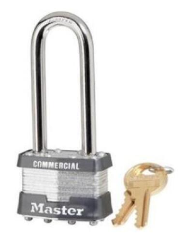 DESCRIPTION: (6) LAMINATED PADLOCKS BRAND/MODEL: MASTER LOCK/1KALJBLU INFORMATION: MAX PRY RESISTANCE/SILVER & BLUE RETAIL$: 17.04 EACH SIZE: 2-1/2"SH