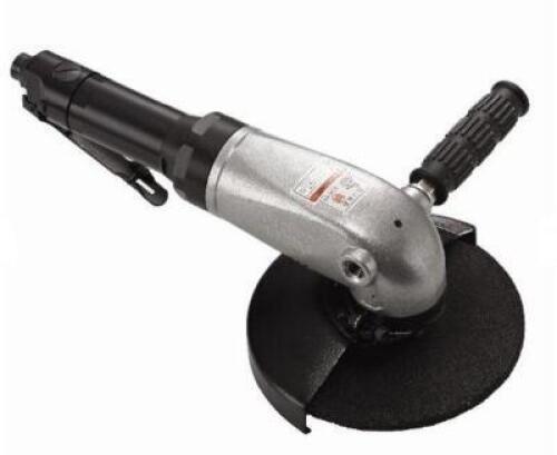 DESCRIPTION: (1) ANGLE GRINDER BRAND/MODEL: DAEWOO/DAG-7LG INFORMATION: NO LOAD SPEED: 7600RPM/36 CFM RETAIL$: 250.00 SIZE: 12.83"L X 1/4"THREAD AIR I