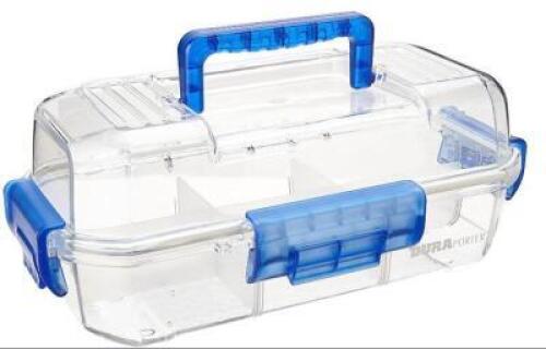 DESCRIPTION: (2) UTILITY CARRIER BRAND/MODEL: HEATHROW SCIENTIFIC/HS120052 INFORMATION: CLEAR & BLUE HANDLES/POLYCARBONATE RETAIL$: 69.52 EACH SIZE: 1