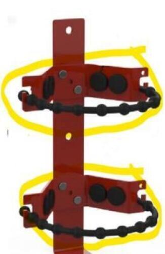 DESCRIPTION: (5) PACKS OF (6) METAL RETENTION STRAP BRAND/MODEL: AMEREX/07802-P006 INFORMATION: BLACK/RUBBER/FOR USE WITH: MFR NO. 864 RETAIL$: 19.03