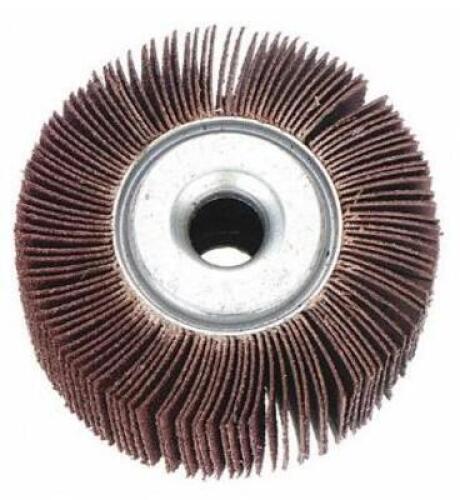 DESCRIPTION: (7) UNMOUNTED FLAP WHEEL BRAND/MODEL: WESTWARD/11N281 INFORMATION: GRIT: 60/BROWN/COATED RETAIL$: 34.60 EACH SIZE: 3-1/2"DIA X 2"FACE WID