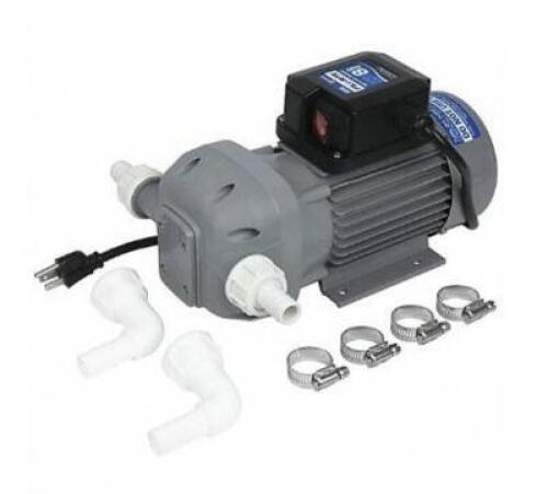 DESCRIPTION: (1) ELECTRIC OPERATED DRUM PUMP BRAND/MODEL: FILL-RITE/DF120N INFORMATION: 1-PHASE/MAX VISCOSITY: 40 CPS/MAX PRESSURE: 38 PSI RETAIL$: 34