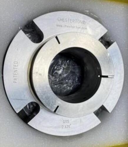 DESCRIPTION: (1) GSS SINGLE CASSETTE SEAL BRAND/MODEL: CHESTERTON/130755 INFORMATION: STAINLESS STEEL/SINGLE-SEAL RETAIL$: 2,133.33 SIZE: 2.625"SHAFT