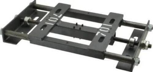 DESCRIPTION: (1) RIGID FIXED MOTOR BASE BRAND/MODEL: SPEED SELECTOR/9914 INFORMATION: GRAY/STEEL RETAIL$: 209.33 SIZE: 14"L X 8-1/4"W QTY: 1