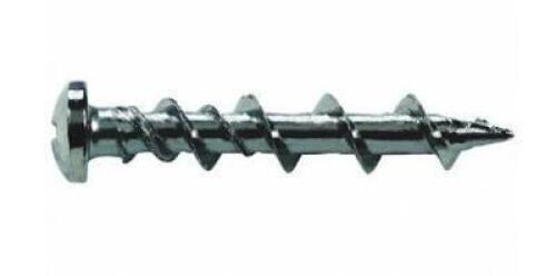 DESCRIPTION: (2) PACK OF (100) CONCRETE ANCHOR SCREW BRAND/MODEL: DEWALT/02275-PWR INFORMATION: PAN HEAD/ZINC PLATED RETAIL$: 27.58 PER PK OF 100 SIZE