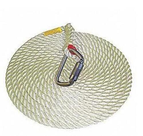 DESCRIPTION: (1) VERTICAL LIFELINE BRAND/MODEL: PROTECTA/2VAA9 INFORMATION: WEIGHT CAPACITY: 310 LBS/CARABINEER RETAIL$: 419.82 SIZE: 100' QTY: 1