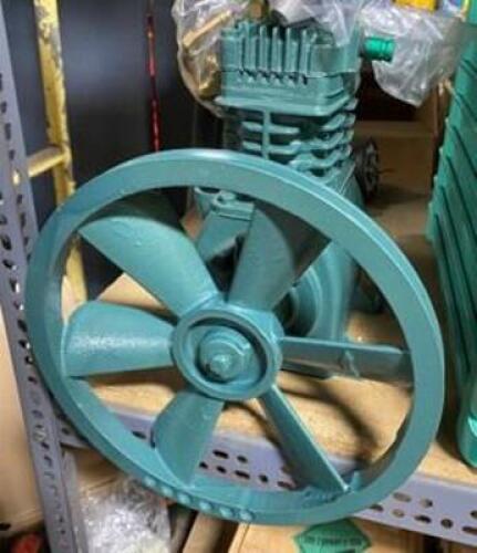 DESCRIPTION: (1) SINGLE STAGE AIR COMPRESSOR PUMP QTY: 1
