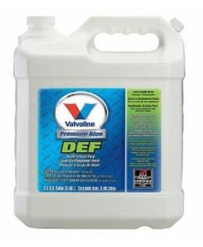 DESCRIPTION: (2) DIESEL EXHAUST FLUID BRAND/MODEL: VALVOLINE/729566 INFORMATION: SELECTIVE CATALYTIC REDUCTION/PREMIUM BLUE RETAIL$: 26.08 EACH SIZE: