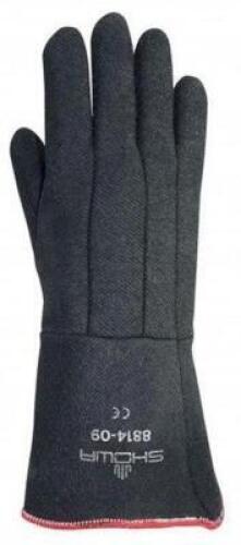DESCRIPTION: (12) HAND PROTECTION GLOVES BRAND/MODEL: SHOWA/8814-10 INFORMATION: BLACK/MAX TEMP: 500F RETAIL$: 16.60 EACH SIZE: GLOVES: 10 QTY: 12