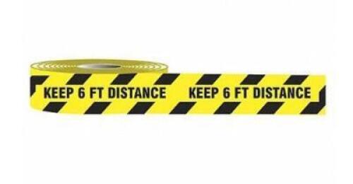 DESCRIPTION: (3) BARRICADE TAPE BRAND/MODEL: GRAINGER/MPT307 INFORMATION: YELLOW & BLACK RETAIL$: 50.14 EACH SIZE: 3" X 1000' QTY: 3