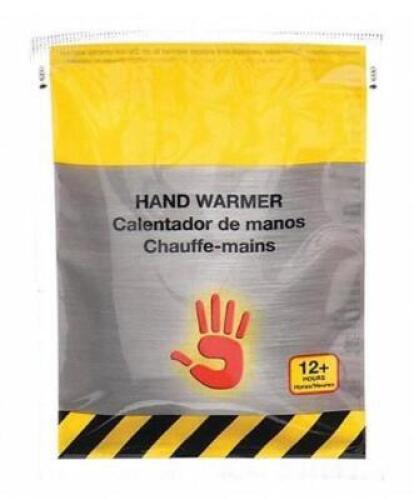 DESCRIPTION: (1) PACK OF (50) HAND WARMER BRAND/MODEL: CONDOR/32HD77 INFORMATION: AVERAGE TEMP: 109F/HEATING TIME: UP TO 8HR RETAIL$: 61.40 PER PK OF