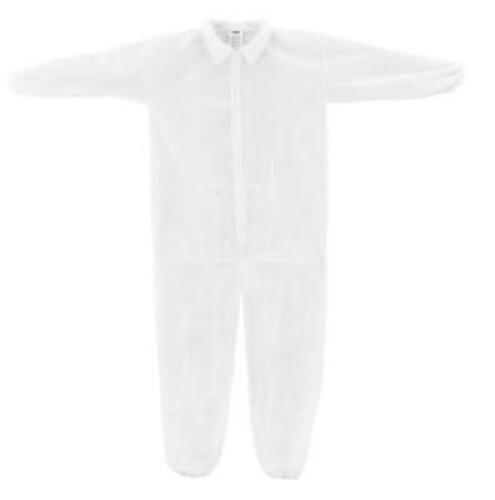 DESCRIPTION: (1) PACK OF (24) DISPOSABLE COVERALLS BRAND/MODEL: KOOGUARD/107-KG INFORMATION: WHITE/WITH ELASTIC WRIST & ANKLE RETAIL$: 44.00 PER PK OF