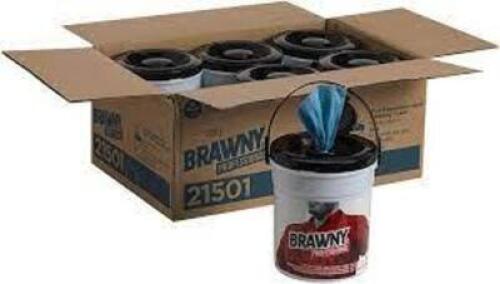 DESCRIPTION: (1) CASE OF APROX (6) WET HAND TOWELS BRAND/MODEL: BRAWNER 21501 RETAIL$: $74.46 TOTAL SIZE: 8-39/64 QTY: 1