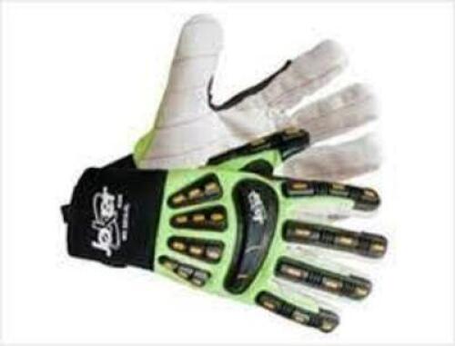 DESCRIPTION: (12) IMPACT GLOVES BRAND/MODEL: JOKER/MX2515-3XL INFORMATION: LIME, BLACK & WHITE/PADDED RETAIL$: 28.00 EACH SIZE: 3XL QTY: 12