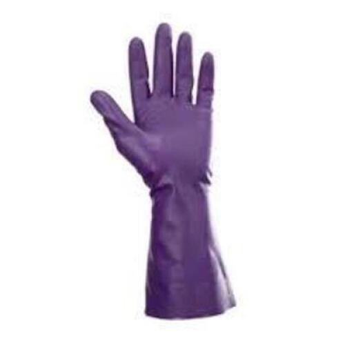 DESCRIPTION: (4) PACKS OF APROX (12) CHEMICAL RESISTANT GLOVES BRAND/MODEL: KLEENGUARD G80 INFORMATION: PURPLE RETAIL$: $4.52 A PAIR SIZE: SIZE S QTY: