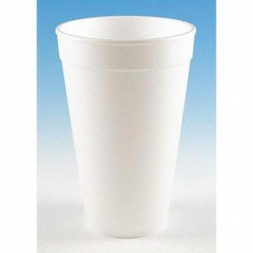 DESCRIPTION: (1) CASE OF (500) DISPOSABLE COLD /HOT CUP BRAND/MODEL: GRAINGER #6GEC2 INFORMATION: WHITE RETAIL$: 40.7 SIZE: 16 OZ QTY: 1