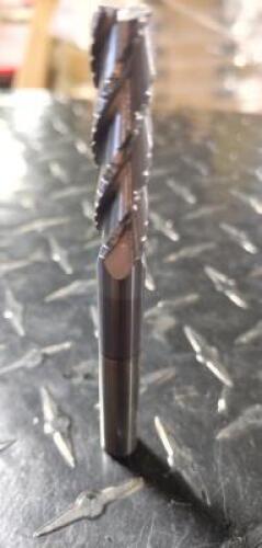 (2) SOLID CARBIDE 4 FLUTE END MILL