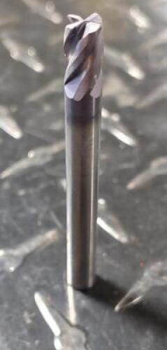 (4) SOLID CARBIDE EXOTIC VARIABLE HELIX END MILL