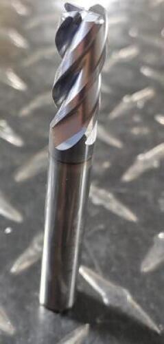 (1) SOLID CARBIDE BALL END MILL