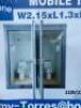 BASTONE 2-PRIVATE TOILET STALLS PORTABLE RESTROOM - 5