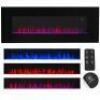 XTREMEPOWERUS 50" WALL MOUNT ELECTRIC FIREPLACE HEATER GLASS FIRESTONE WITH REMOTE CONTROL