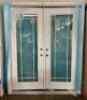 72" X 80" FIBERGLASS - PRO LE-DG FULL-LITE WF GLASS FRENCH PATIO DOUBLE DOOR