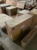 ANTIQUE GREY DINING HUTCH WITH STORAGE - 7