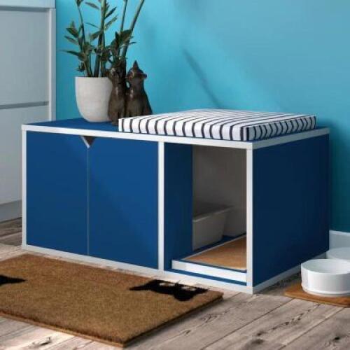 BLUE KELLS LITTER BOX ENCLOSURE