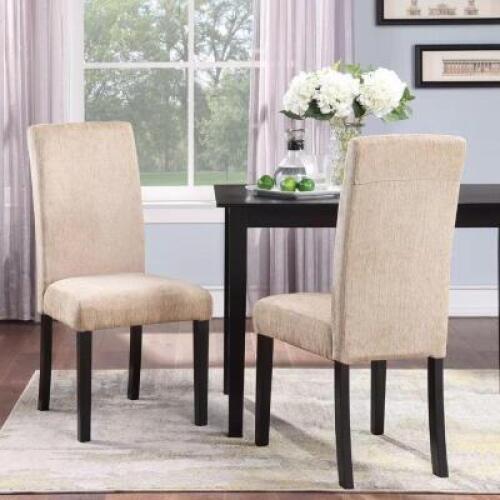 (2) - PC. PROSPE TRANSITIONAL DINNING CHAIR SET