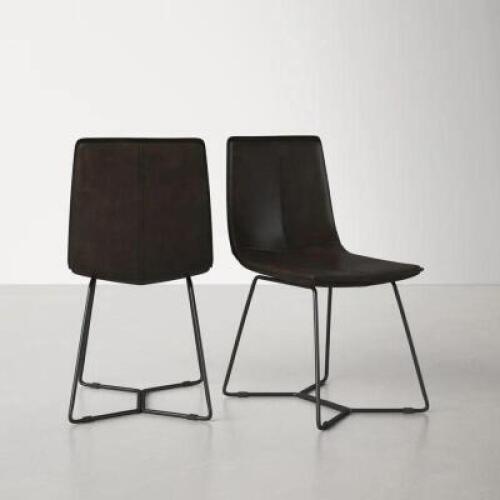 (2) - KATIA UPHOLSTERED SIDE CHAIRS