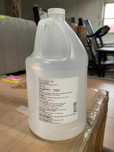 (4) - GALLON JUGS OF ALCOHOL ANTISEPTIC TOPICAL SOLUTION WITH DISPENSING PUMP