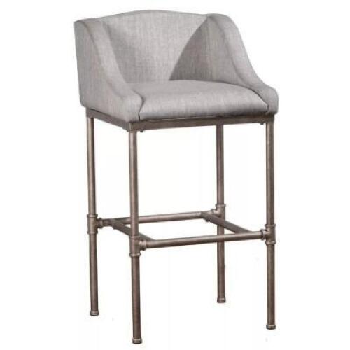 30" DILLON BARSTOOL SILVER/GRAY