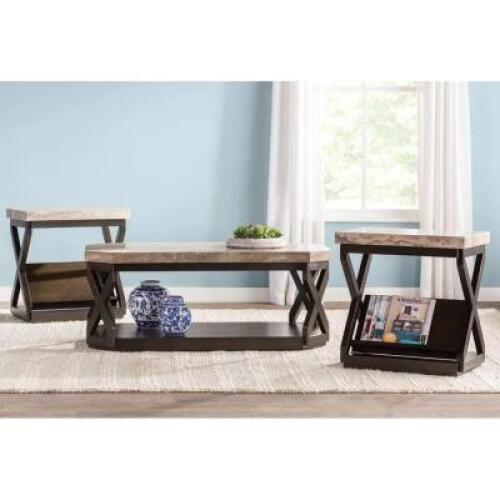 MYSLIWIEC 3 PIECE COFFEE TABLE SET