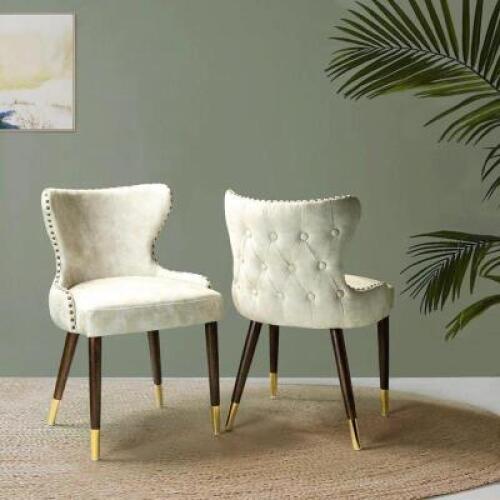 (2) - AIME WINGBACK SIDE CHAIRS