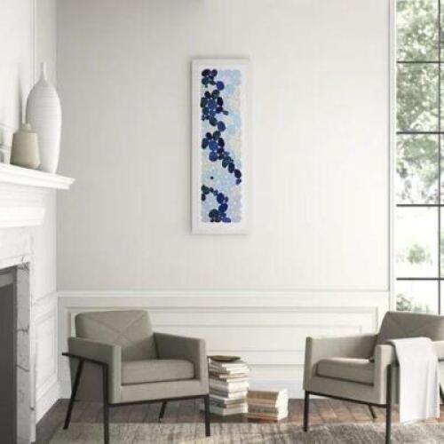 CALM BLUES 3' WALL ART