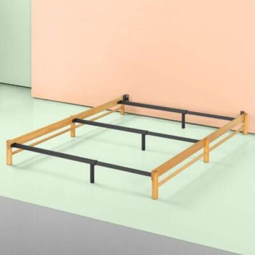 NEWPORT ADJUSTABLE WOOD COMPACK BED FRAME