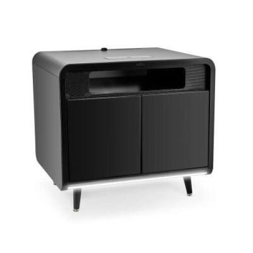 BLACK 22.5'' TALL 2 - DRAWER END TABLE