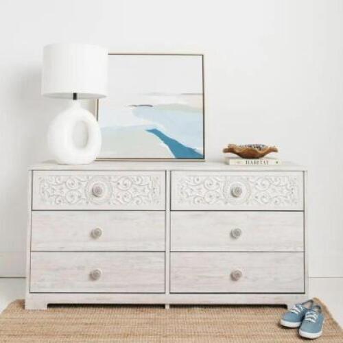 HOANG 6 DRAWER 52.72'' W DOUBLE DRESSER