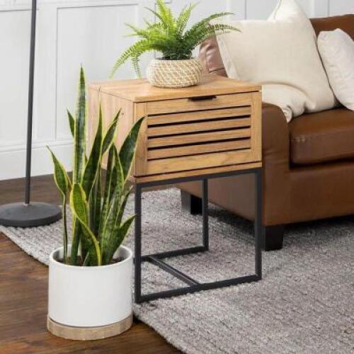 ENGLISH OAK SCOT 25'' TALL NIGHTSTAND