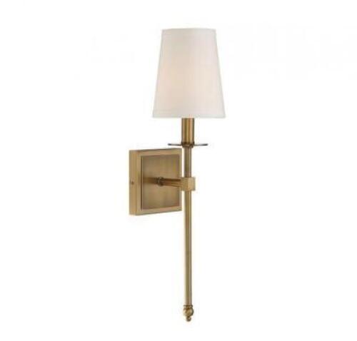 MONROE 1-LIGHT SCONCE IN WARM BRASS