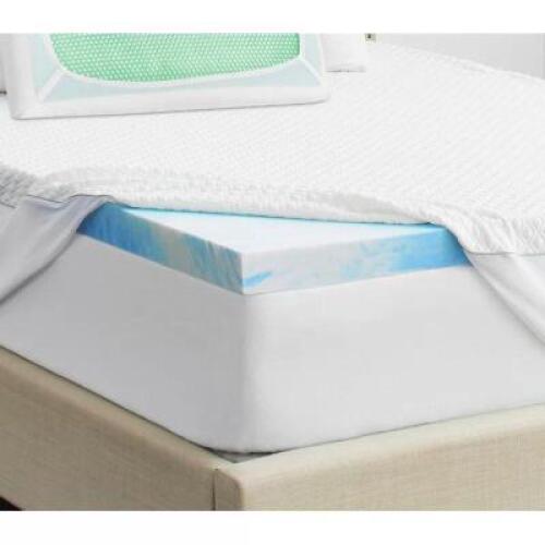 SEALYCHILL 3" MEMORY FOAM MATTRESS TOPPER WITH COOL CLEAN TECH