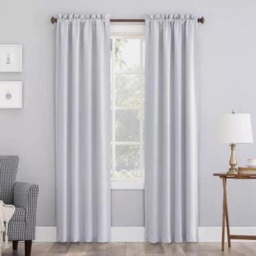 (6) - KENNETH ENERGY SAVING BLACKOUT ROD POCKET CURTAIN PANELS