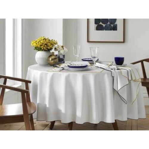 108" SQUARE / ROUND STERLING ARLO TABLECLOTH