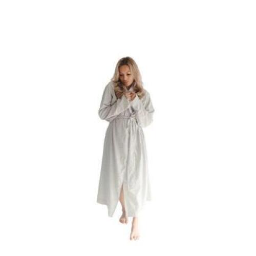 TAUPE WARRINER LUXURY TERRY CLOTH SPA BATHROBE
