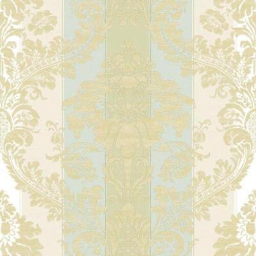 (6) - ROLLS OF ITALIAN DAMASKS CREAM WALLPAPER
