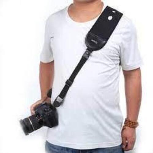 DESCRIPTION: (6) SHOCK-ABSORBING CAMERA NECK SLING STRAP / WRIST STRAP BRAND/MODEL: MOVO PHOTO #NS-9 INFORMATION: BLACK RETAIL$: $12.95 EA QTY: 6